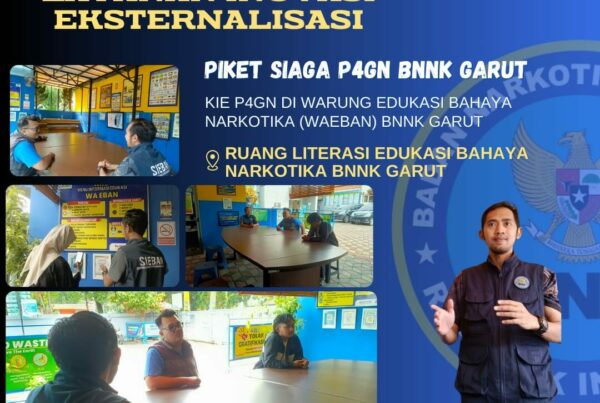BNNK GARUT ADAKAN PIKET SIAGA KIE P4GN DI WARUNG EDUKASI BAHAYA NARKOTIKA (WA EBAN) BNNK GARUT