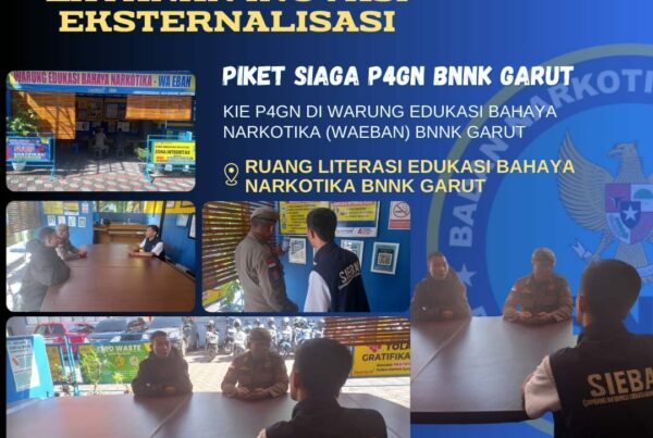 KIE P4GN DI WARUNG EDUKASI BAHAYA NARKOTIKA (WA EBAN) BNNK GARUT