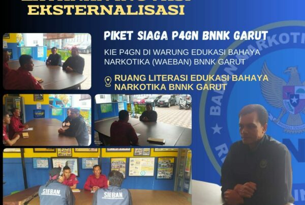 SIAGA P4GN BNNK GARUT KIE P4GN DI WARUNG EDUKASI BAHAYA NARKOTIKA (WA EBAN) BNNK GARUT