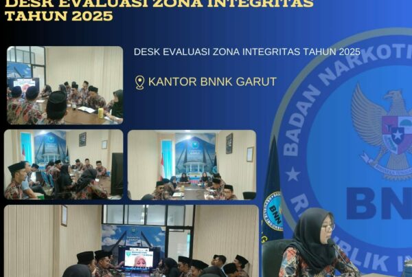 BNNK Garut Laksanakan Desk Evaluasi Pembangunan Zona Integritas Tahun 2025