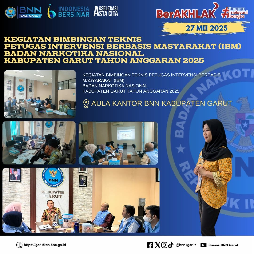 BNNK GARUT ADAKAN KIE P4GN DI WARUNG EDUKASI BAHAYA NARKOTIKA (WA EBAN) BNNK GARUT