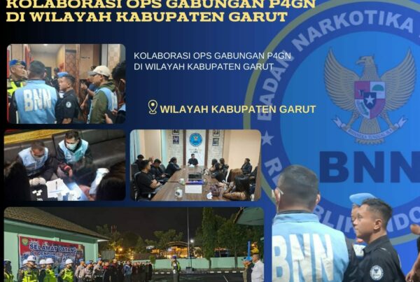 Perkuat P4GN, BNNK Garut Adakan Kolaborasi OPS Gabungan P4GN di Wilayah Kabupaten Garut