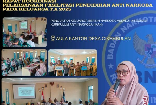 Rapat Koordinasi Pelaksanaan Fasilitasi Pendidikan Anti Narkoba Pada Keluarga T.A. 2025