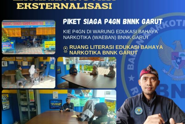 BNNK GARUT GELAR KIE P4GN DI WARUNG EDUKASI BAHAYA NARKOTIKA (WA EBAN) BNNK GARUT