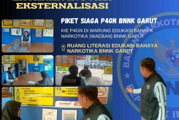 KIE P4GN DI WARUNG EDUKASI BAHAYA NARKOTIKA (WA EBAN) BNNK GARUT