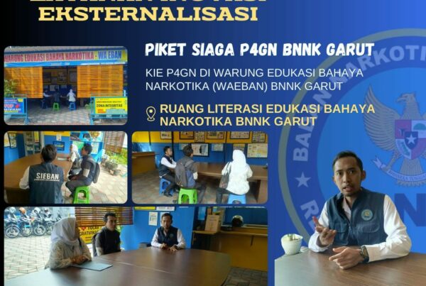 PERKUAT P4GN, BNNK GARUT ADAKAN KIE P4GN DI WARUNG EDUKASI BAHAYA NARKOTIKA (WA EBAN) BNNK GARUT