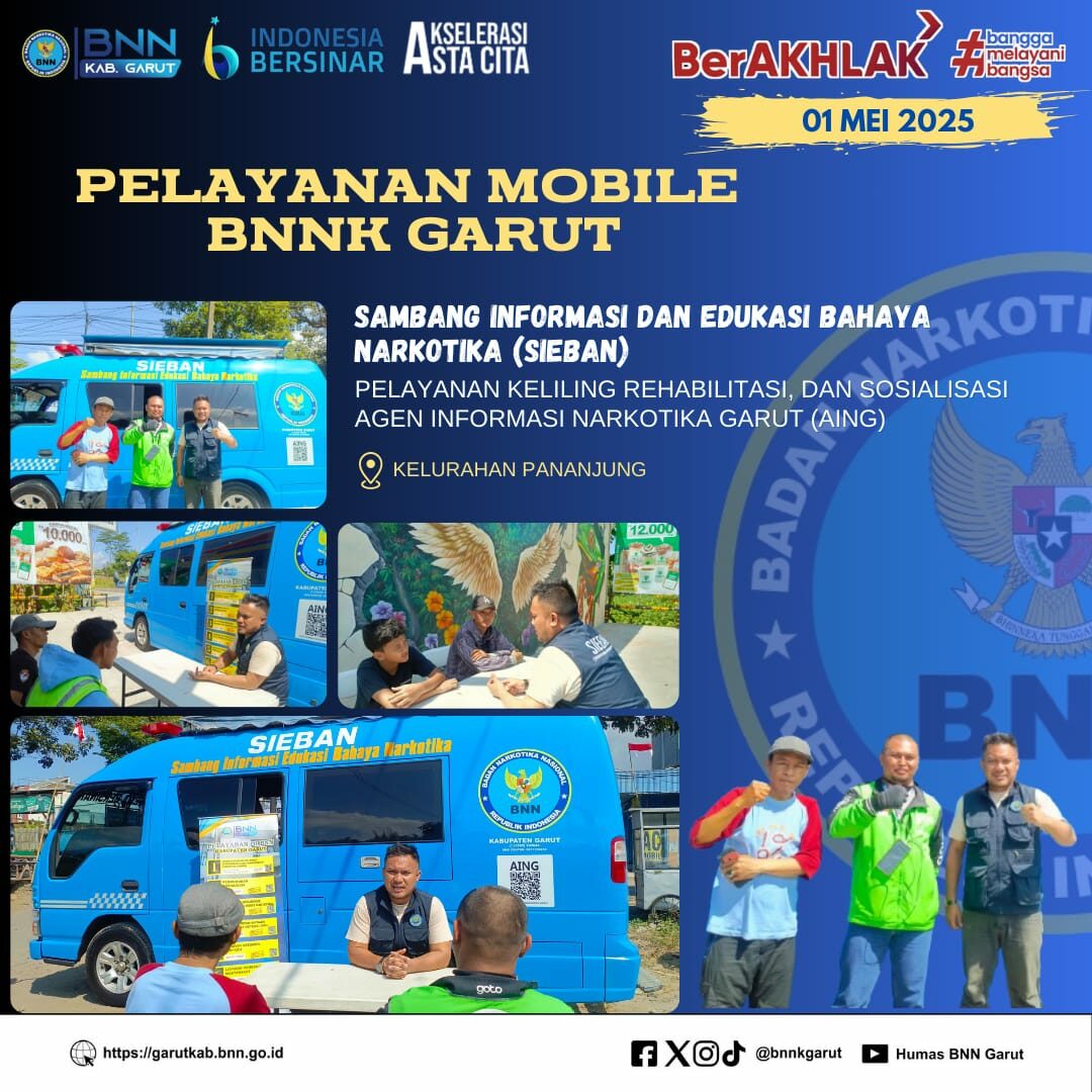 SIAGA P4GN, BNNK GARUT GELAR KIE P4GN DI WARUNG EDUKASI BAHAYA NARKOTIKA (WA EBAN) BNNK GARUT