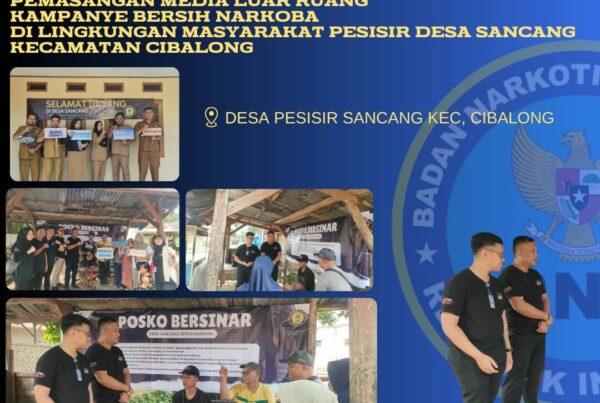 Kegiatan PRA HANI BNNK Garut 2025, Pemasangan Media Luar Ruang Kampanye Bersih Narkoba