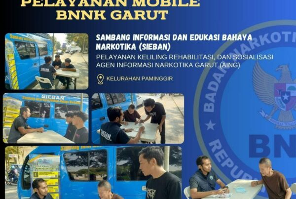 SAMBANG INFORMASI DAN EDUKASI BAHAYA NARKOTIKA (SIEBAN), PELAYANAN KELILING, DAN SOSIALISASI AGEN INFORMASI NARKOTIKA GARUT (AING) DI KELURAHAN PAMINGGIR